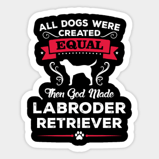 Labroder Retriever Sticker